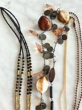 Bundle of 7 boho necklaces